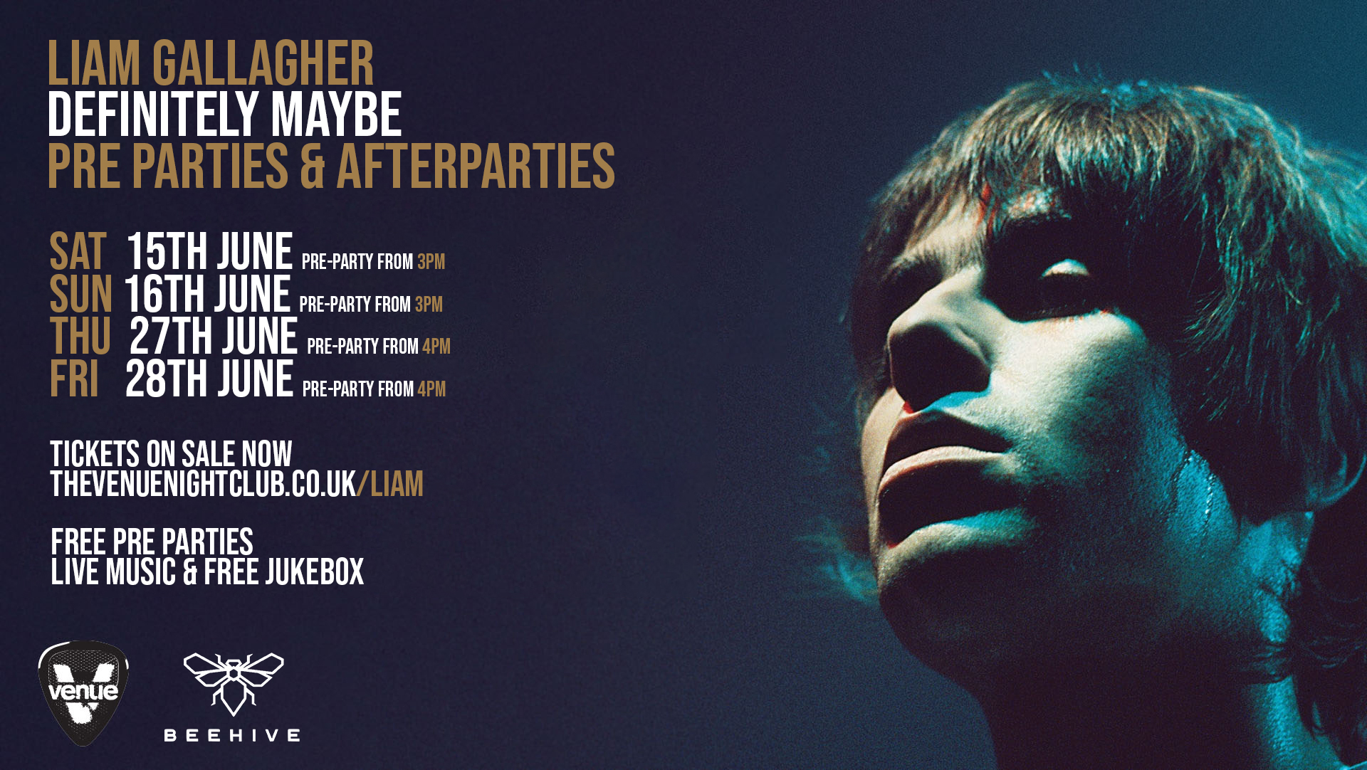 Liam Gallagher Afterparties Manchester